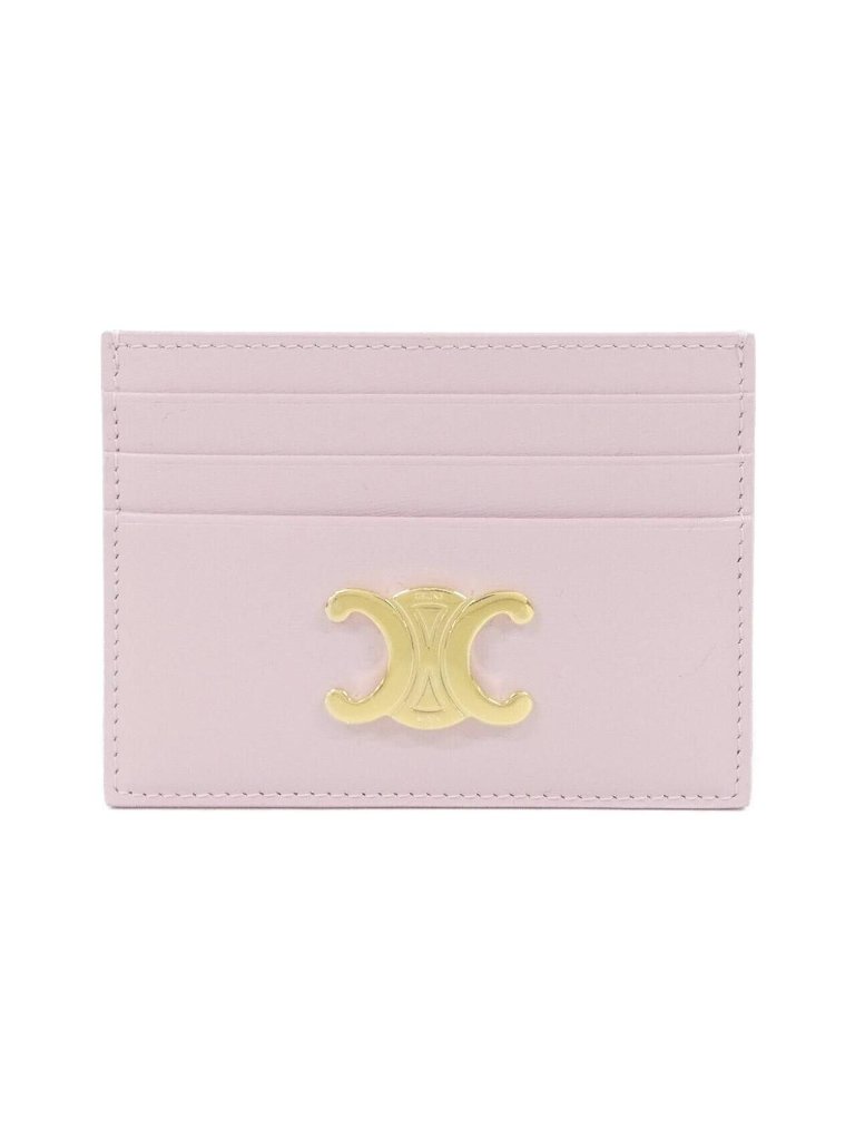 Celine Card Case Card Holders Pink